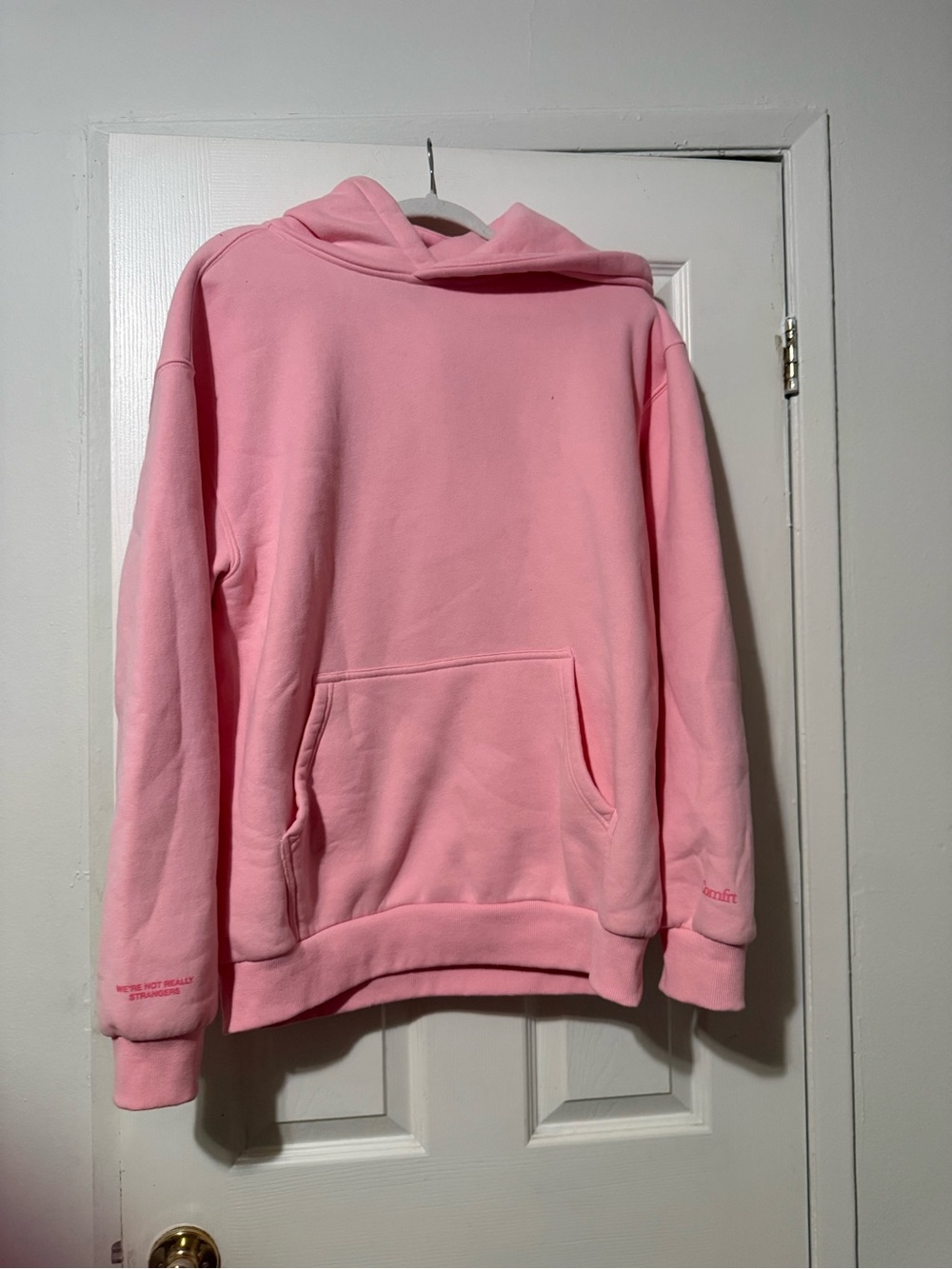 2 Piece Comfrt Pink Hooded Sweatshirt and Sweatpants -